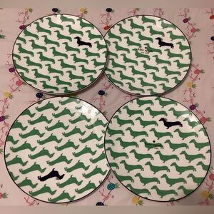 Kate Spade ,New York, Lenox , plates, size 8 1/4 “ diameter ,total 4 plates